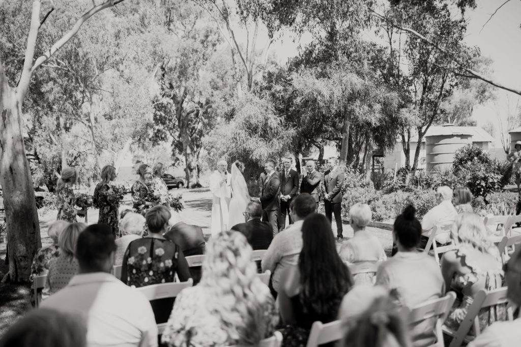 Ceremony location at Outback Cellar, Dubbo