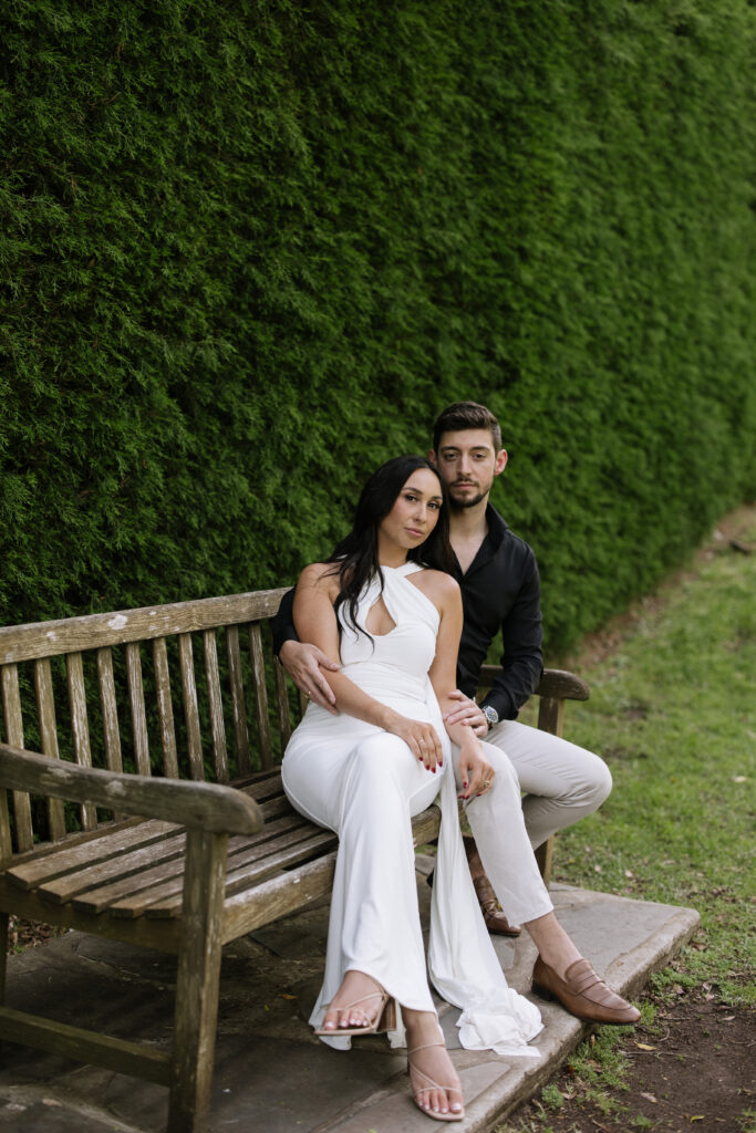Carrick Hill wedding engagement photography in Adelaide garden